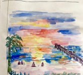 Sunset On The Beach